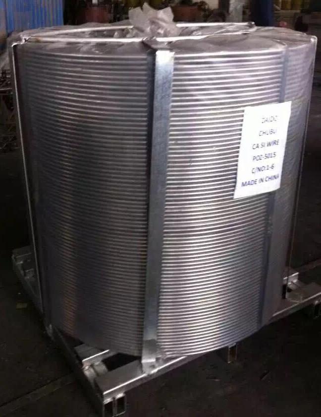 Produrre acciaio con filo di 13 mm in lega di CaFe, calcio e silicio 6